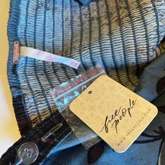 Free People Blue Floral Midi Dress - Picture 8 of 12